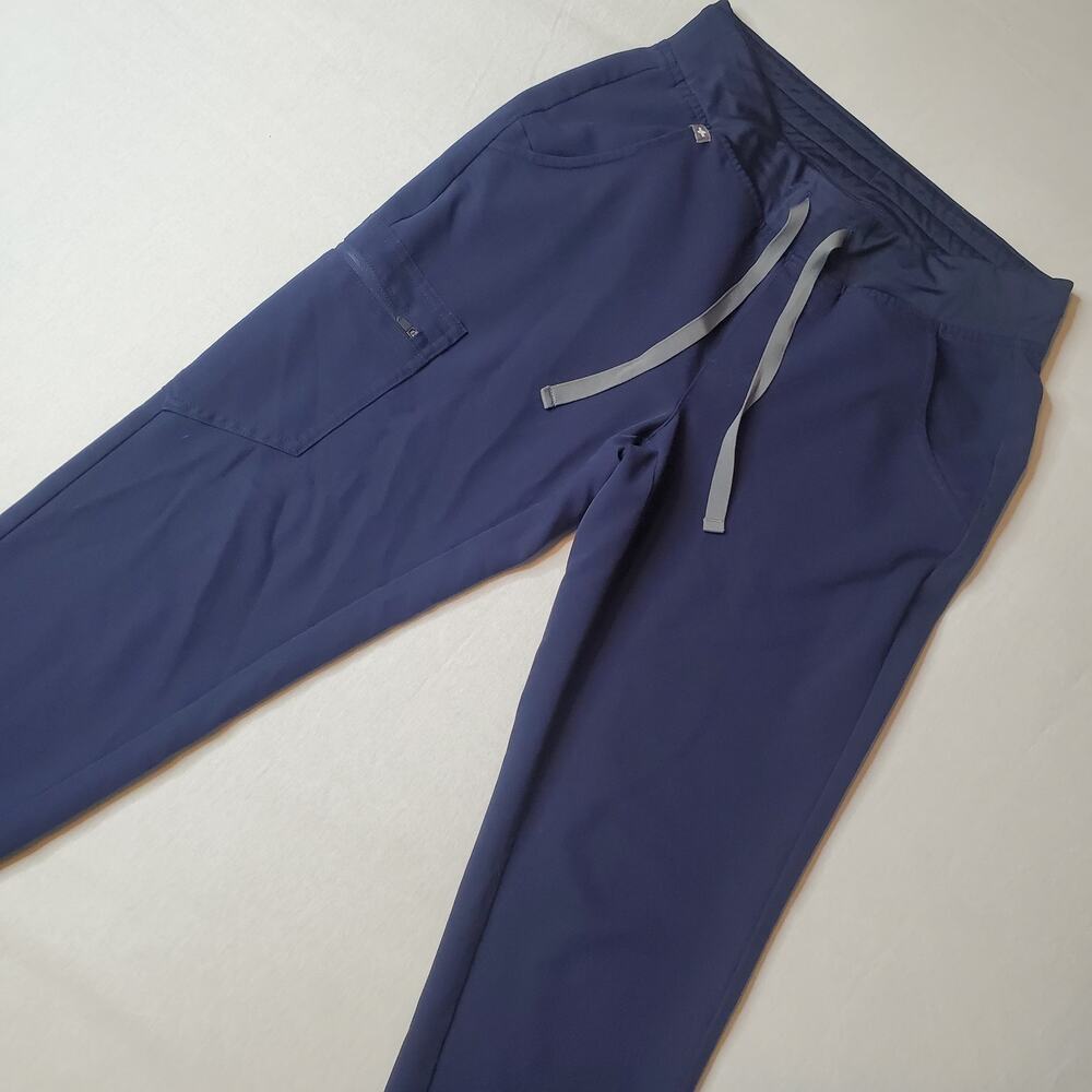 Figs Women's Size XSP Zamora 2.0 Jogger Scrub Pants Blue W18SW2005P